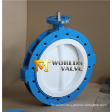 PTFE Lining Full Lug Type Butterfly Valve (D41X-10/16)